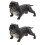 2Pcs Bulldog Djurmodell Skrivbordsdekor 7