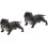 2Pcs Bulldog Djurmodell Skrivbordsdekor 6