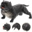 2Pcs Bulldog Djurmodell Skrivbordsdekor 11