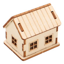 Miniatura De Casa De Pintável 3D DIY Para Adultos