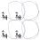 4Pcs Mini Wall Lamps For Diy Sand Table Building 11