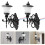 4Pcs Mini Wall Lamps For Diy Sand Table Building 3
