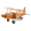 Biplane Trämodell Helikopter Modellflygplan För Skrivbord 4