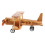 Biplane Trämodell Helikopter Modellflygplan För Skrivbord 8