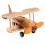 Biplane Trämodell Helikopter Modellflygplan För Skrivbord 9