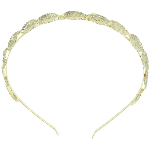 Bröllops Bynska Bladstil Tiara Hårspänne Hårband Hårslinga Guld