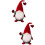 2St Valentinsdagstomte Plush Alftomte Bordstäckning 9