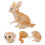 Fox Plastfigur Djurfigur Djurlek Fox Figur Djurstata 9