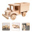 6 Sett Träpussel 3D Modellspel Utbildande Leksak För Barn 10