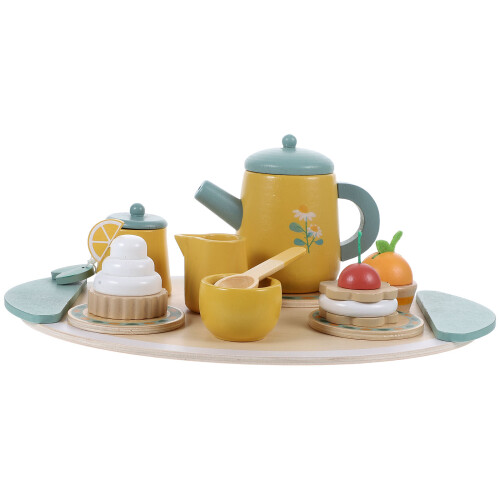 1 Set Teeservis För Barn Leksak Föreställningslek 2
