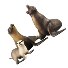 3Pcs Hög Simulering Säl Familj Marin Organism För Barn Lek