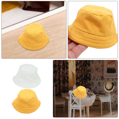 2 Delar Polyester Dockhätta Utbytbara Hattar För 2