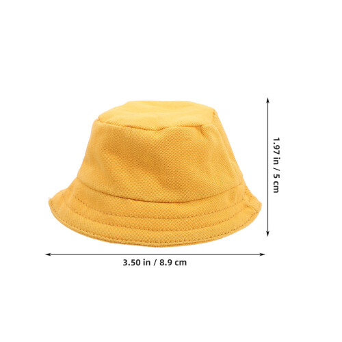 2 Delar Polyester Dockhätta Utbytbara Hattar För 1