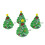 8 Stuks Gekleurde Plastic Kerstboom Speelgoed 1