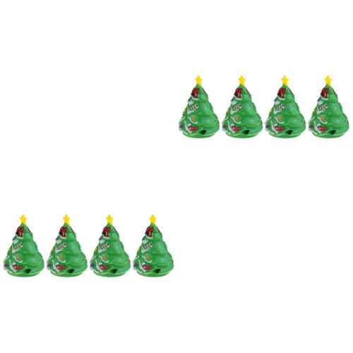 8 Stuks Gekleurde Plastic Kerstboom Speelgoed 2