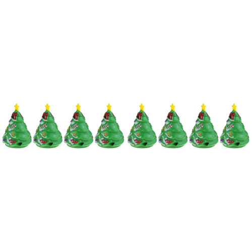 8 Stuks Gekleurde Plastic Kerstboom Speelgoed 1