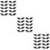 30Par Fladdermusvingar Hårklämmor DIY Dekorationsmaterial 8