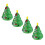 8 Stuks Gekleurde Plastic Kerstboom Speelgoed 9