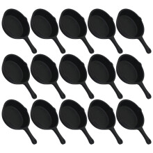 15Pcs Miniatyrpannor Modell Föreställningslek Hushållskök Tillbehör
