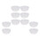 30 Pcs Pvc Ansiktsmask Blandnings Skålar 1