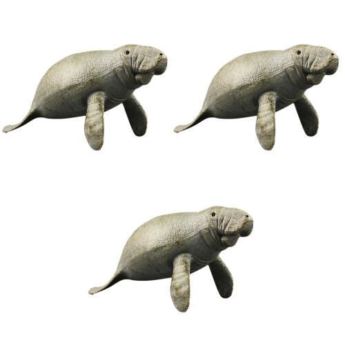 3St Realistiska Ocean Figurer För Barns Olivgrön 2