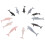 12Pcs Mini Simuleringsdelfinmodeller Plast Utbildningsmodell 1