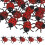 25 Pcs PVC-Simulering Ladybug-Modell Skrämmande Leksak 1