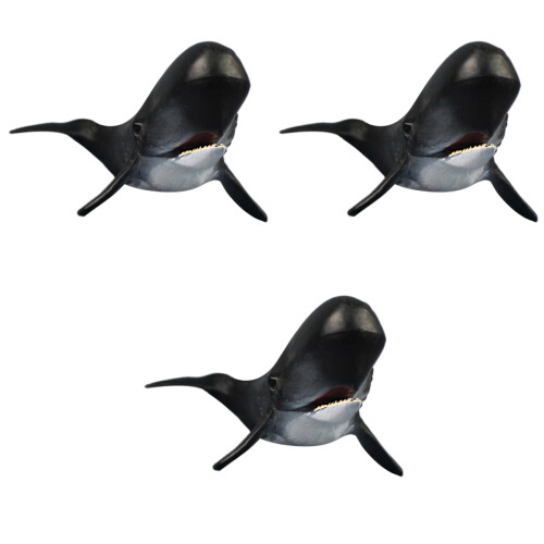 3St Svart Späckhuggare Djurleksak, Och 2