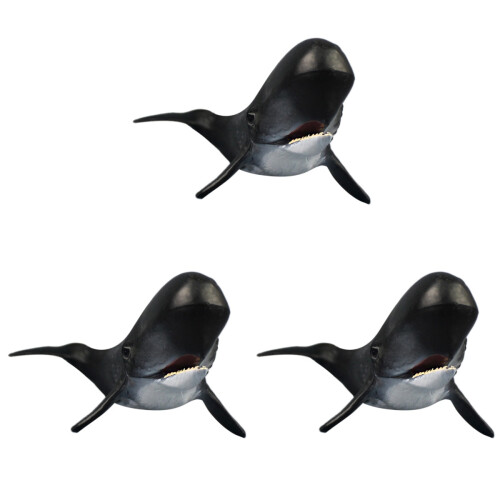 3St Svart Späckhuggare Djurleksak, Och 1