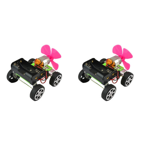 2Pcs Mini Luftfläkt Leksak Vetenskap Experiment Utbildning Barn 1