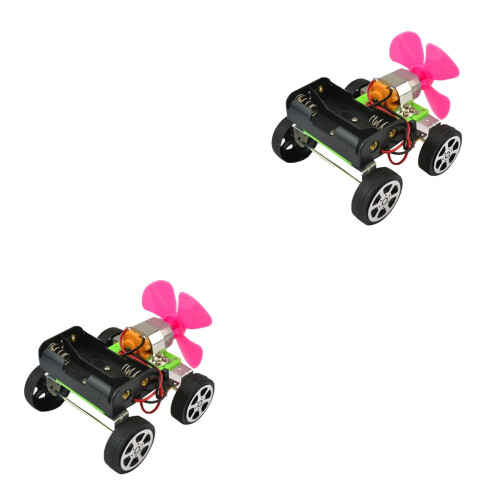 2Pcs Mini Luftfläkt Leksak Vetenskap Experiment Utbildning Barn 2