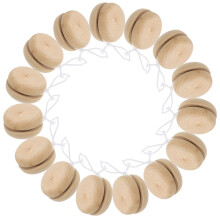15Pcs Handmålad Yo-Yo Bollar Barn Diy Lekgods Tillbehör
