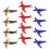 48Pcs Dinosaur Skumflygplan Leksak Modell 5