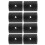 8Pcs Foosballbord Delar Järnstångsstopp Bumperringar Tillbehör 11