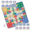 Flying Chess Matta Spelplan Förälder-Barn Resespel (82 X 82 Cm) 4