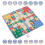 Flying Chess Matta Spelplan Förälder-Barn Resespel (82 X 82 Cm) 10