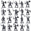 Mini Figuriner Sandbordssoldater Medeltida 200 Pcs 11
