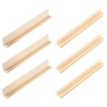 Diy Trädomino Fat 6 Delar Dekorativa Dominohållare För Lådor