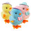 3 Plush Viklade Leksaker Mekanisk Hoppande Kyckling 9