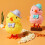 3 Plush Viklade Leksaker Mekanisk Hoppande Kyckling 7