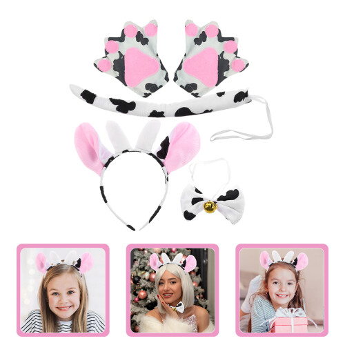 Set Kuhuvudband Med Slipsa Och För Cosplay Och 2