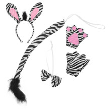 1 Set Barn Zebra Kostym Tillbehör För Halloween Födelsedag Present