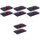 4 Par Träkastanjetttrummor Rhythm Percussion Musikinstrument Leksak 5