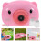 Set Bubbelkamera Bubbelpistol Elbubblare Mini Bubbelskapare Barn (Rosa) 7