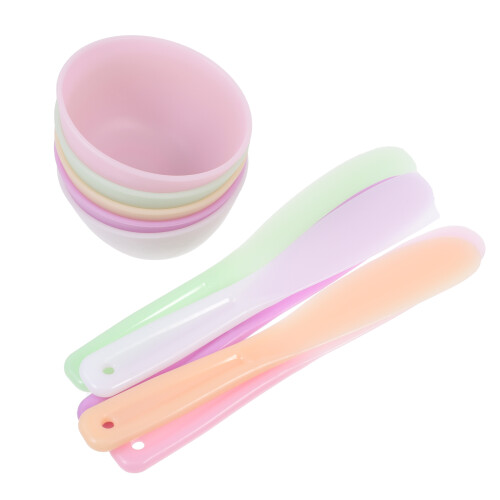 20Pcs Ansiktsmask Blandskålar Med Käpp
