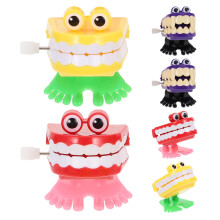 6Pcs Halloween Vinds Leksaker: Snattrande Tänder & Fot