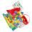 Holzbausteine, buntes Alphabet in Fassform, 12