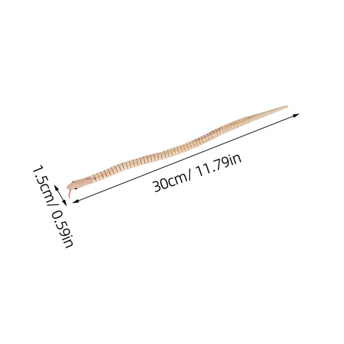 10Pcs Orm Leksak Oklarad Modell Viktorlek Diy Konstnärssnille 1