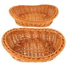 2 Unidades Cestas De Pão De Sintético Cestos Para