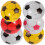 6Pcs Luftfyllda Fotbollsspel För Barn Strandsbollar 4